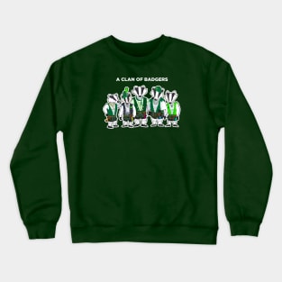 A Clan of Badgers Crewneck Sweatshirt